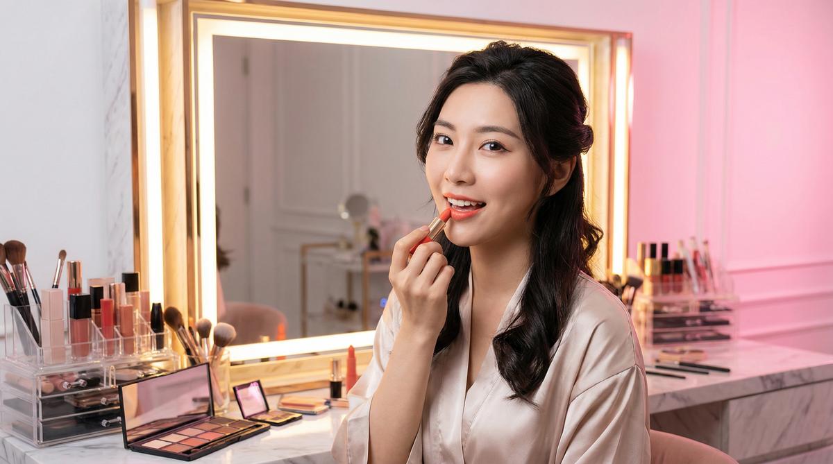 国产自拍美妆视频教程